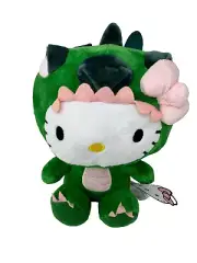 Hello Kitty Plush Mini Toy in Green Dragon Costume 7 inch tall