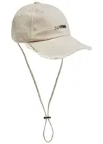Jacquemus La Casquette Artichaut Canvas cap - Off White 56 (56cm / S)