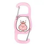 TEES FACTORY SUMIKKO GURASHI TWIN CARABINER HOLDER SHIROKUMA