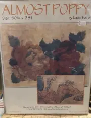 ALMOST POPPY QUILT PATTERN BY LAURA HEINE 50 X 38 APPLIQUE PATTERN