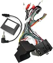 Car 16 Pin Wiring Harness Adapter Canbus Box Decoder Compatible for Audi A3 S3 A4 S4 TT A6 Android Radio Power Cable OD-AD-01