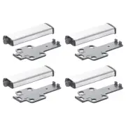 4x Non-Magnetic Push Latches, Non-Magnetic Latches, Push to Open Door Latch