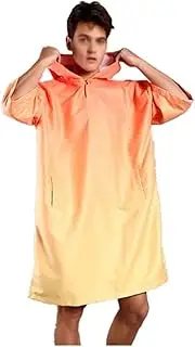 Outdoors Changing Robe Poncho Towel, Beach Towel Wrap Cloak Summer and Autumn Quick-Drying Bathrobe Adult Swimming Bath Towel Seaside Sport Robe (Color : C, Size : One Size)