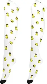 [Caihoyu] Thigh Socks for Women Soft And Comfortable Long Thigh High Socks Over Knee Thigh High Socks for Weddings Duck Pattern Rubber Sunglasses, Duck Pattern Rubber Sunglasses