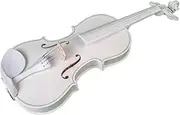 Violin for Beginners Adults 4/4 Handmade Acoustic Violin Beginner Set with Bow, Hard Case and Bridge, String Instrument for Beginners, Music Lovers