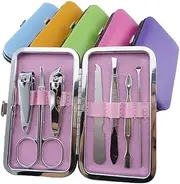 Manicure Set,Nail kit Manicure Set,Nail Care kit, 7Pcs/Set New Manicure Nail Clippers Pedicure Set Portable Travel Hygiene Kit Stainless Steel Nail Cutter Tool Set