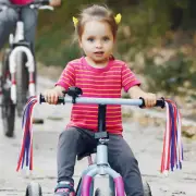 Bike Streamer Handlebar Stickers Toddler Scooter White Ribbon