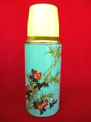 NEW OLD STOCK 80's Camper Coffee Thermos Vacuum Flask 20oz/0.62lt SUNFLOWER NR33