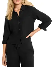 Nic+Zoe Rumba Linen Pocket Jacket