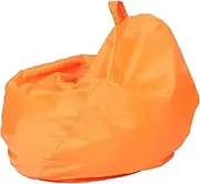 Alipis Fashionable Orange Bean Bag Cover Cloth Protector for Lazy Sofa No Filling Required Stylish Decor for Home Comfortable Cover