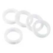Key Caps Covers Rings, 20 Pack 0.9" Keys Identifiers Covers Coding Tags, White