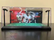 Michael Penix Custom 2 Mini Helmet display case w/ LED lights - Falcons