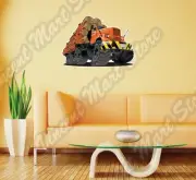 Logging Truck Lumberjack Logger Log Tractor Wall Sticker Interior Decor 25"X22"