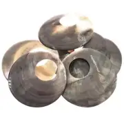 3 3/16" 80MM IRIDESCENT BIG OYSTER BLACKLIP MOTHER OF PEARL SHELL bead LOT 1-3-6