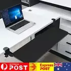 Keyboard Tray Under Desk with C Clamp Mount Slide-Out Platform Computer Drawer