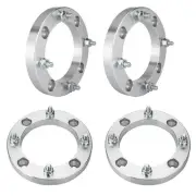 4pcs 1" Thick ATV 4/156 Wheel Spacers for 4x156 Polaris 3/8" Studs Cone Nuts