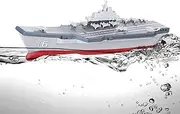 njoyn RC Remote Control Warship with Remote Control and Integrated Battery, Robust Model for Children and Adults, Model Building Ship is Suitable for Beginners and Professionals, Great Toy for Boat
