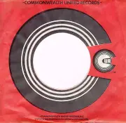 New 45 Sleeve - Commonwealth United, Black & Red