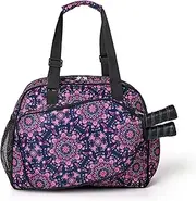 Boulder Bee | Premium Pickleball Bags | PickleBall Tote Bag for Women | Women’s Hand/Shoulder Gym Bag w Water Bottle Holder | With Racquet/Paddle Holder