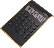 [CAXUSD] Solar Calculator Solar Desk Calculator Desk Calculator Large Buttons Solar Desktop Calculator Household Basic Calculator Pocket Size Calculator Simple Calculator Plastic Black