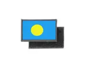 Flag patch printed badge country palau