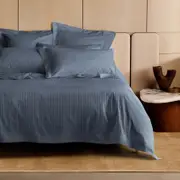 Sheridan 1200TC Millennia Quilt Cover in Ink/Dark Blue Size: Queen Material: Cotton @Sheridan Rewards