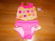 Size 12 Months OP Ocean Pacific Swimsuit Bathing Swim Suit Tankini Pineapple New