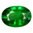 1.03 ct Magnificent fire Oval Cut (7 x 5 mm) Tanzania Green Tsavorite Garnet