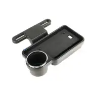 Car Drink Holder Tray for Back Seat ABS Foldable Stable Snacks Tray Food Plate (for: Kia)