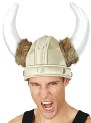 Nordic Warrior Plush Viking Costume Helmet