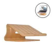 Notebook Radiator Stand Wooden Laptop Stand For Home Office-White Oak