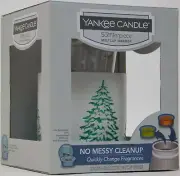 Yankee Candle Scenterpiece Snowy Gatherings Green Trees w/ LED & Timer Warmer