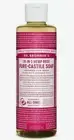 DR. BRONNER'S PURE HEMP ROSE CASTILE Liquid Soap 8oz