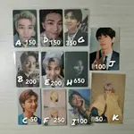 防彈小卡 概念書 閃卡 BTS CONCEPT BOOK HOLO PHOTOCARD 南俊 RM 泰亨 V