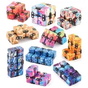 Infinity Magic Cube Puzzle Fidget Flip Finger Sensory Stress Relief Infinite Toy