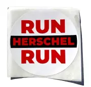 Official Run Herschel Run GA US Senate 2022 Campaign Sticker Herschel Walker UGA