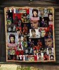 David Bowie Quilt Blanket, Perfect Gift for David Bowie Fan Lover