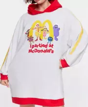 NWT LADIES PETER ALEXANDER McDONALDS HOODED FLEECE NIGHTIE PLUS SIZE 16 - 18