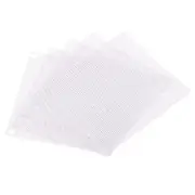 5pcs 140mm Computer Fan Filter Grills PVC Mesh Dustproof Case Cover White