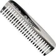 Kent 93T Small Beard Comb for Men - Wide Tooth Men's Comb, Ideal For Mustaches and Beards and Facial Hair, Small Pocket Sized Travel Detangler Combs