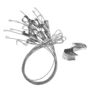 Picture Hanging Kit with Wire and Hooks for Art Frames 10 Sets
