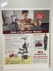 Bowflex Get A Bowflex Body print ad wall art Ephemera