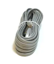 25ft Phone Cable Wire RJ12 RJ-12 6P6C Straight FOR DATA Telephone Line Cord
