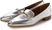 [EVOL] Evor Women's Soft Bit Loafer Pumps, Lightweight, Rain or Shine, SV, 23.5 cm