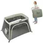Babymoov Moov & Comfy 3-in-1 Lightweight Travel Crib, Baby Play Yard, Bassinet