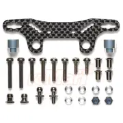 Tamiya 3.5mm Thick Carbon Damper Stay II Set For 1/10 TT02 #54947