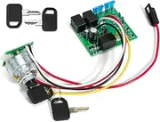 Aumzong Ignition Key Switch Module,Compatible with John Deere LX255 LX266 LX277 LX279 LX280 LX288 GX255 GX325 GX335 Replace AM132500
