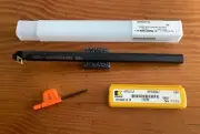 Metal Cutting Tools,Kennametal-Widia 1/2” Steel ID Back-Bore, Chamfer Bar+ Inser