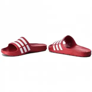 【adidas 愛迪達】拖鞋 男鞋 女鞋 運動 DURAMO SLIDE 紅 G15886