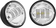 Motorcycle Headlights 2Pcs 4.5 Inch Led Motorcycle Headlights 30W DC10-30V Moto Led Headlamp 1260lm/pc Fog Lights